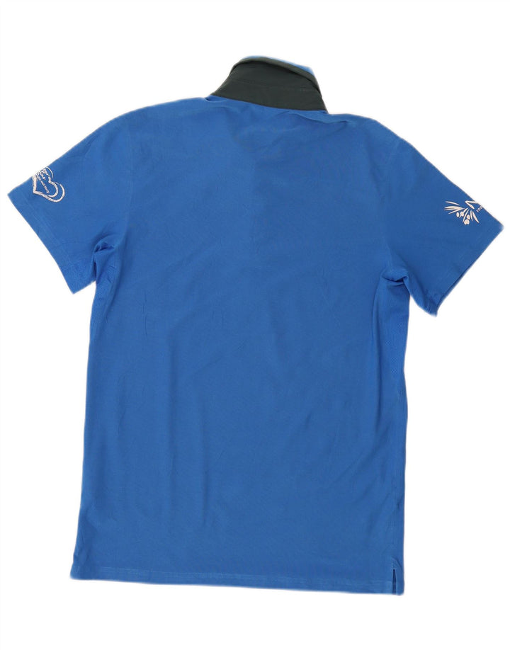 Polo NIKE da uomo Dri Fit piccola blu in poliestere
