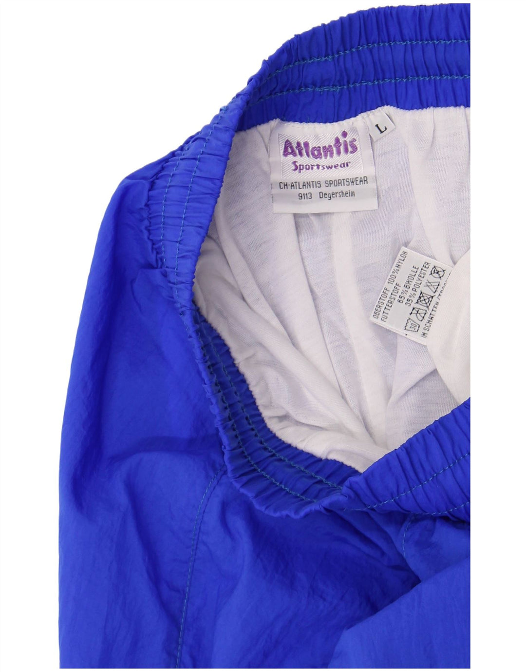 Atlantis Pantaloni da tuta da uomo con grafica Joggers Large Blu Colourblock