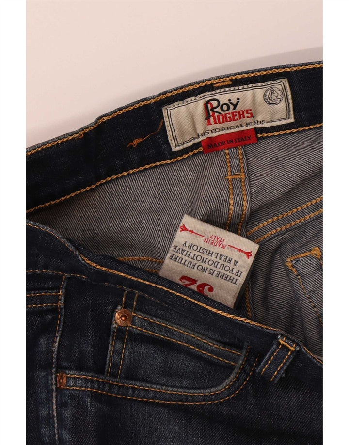 Jeans dritti da uomo Roy Rogers W32 L27 cotone blu navy