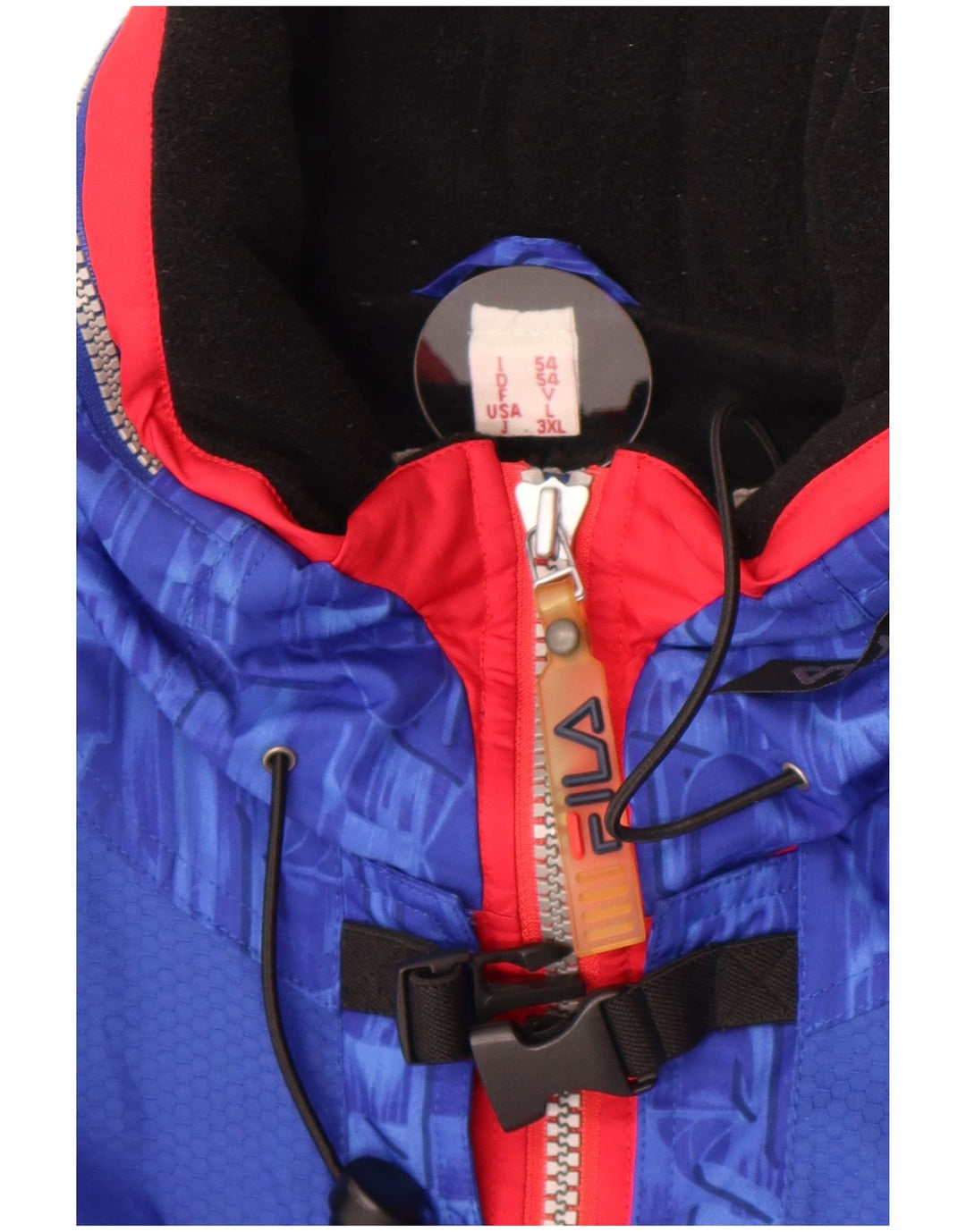 Giacca da sci Fila Donna IT 54 3XL Blu geometrica