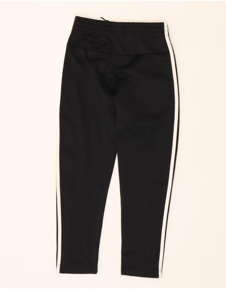 ADIDAS Boys Tracksuit Trousers 7-8 Years  Black Polyester Vintage Adidas and Second-Hand Adidas from Messina Hembry 
