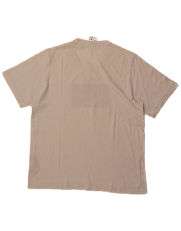 T-shirt grafica da uomo ADIDAS Top grande in cotone bianco