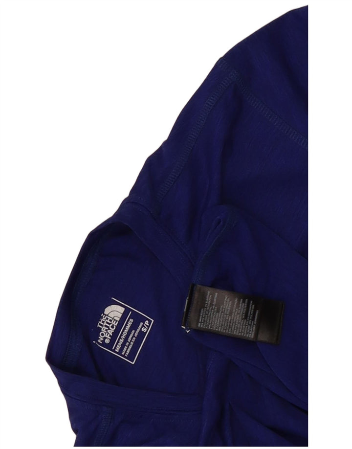 T-shirt da uomo The North Face Top in poliestere chiazzato blu piccolo