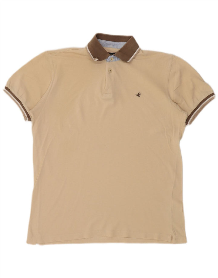 Polo Brooksfield da uomo slim fit IT 48 beige medio