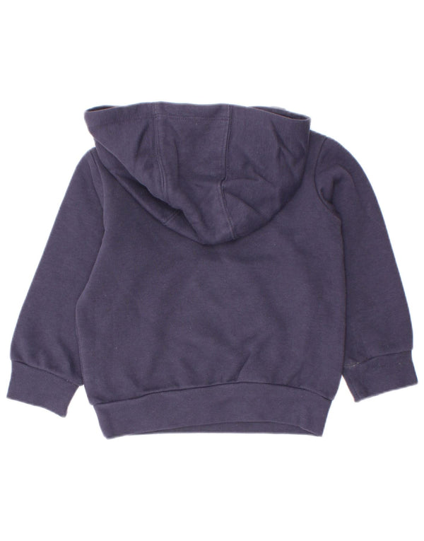 Felpa con cappuccio Adidas da bambino 9-12 mesi in cotone blu navy
