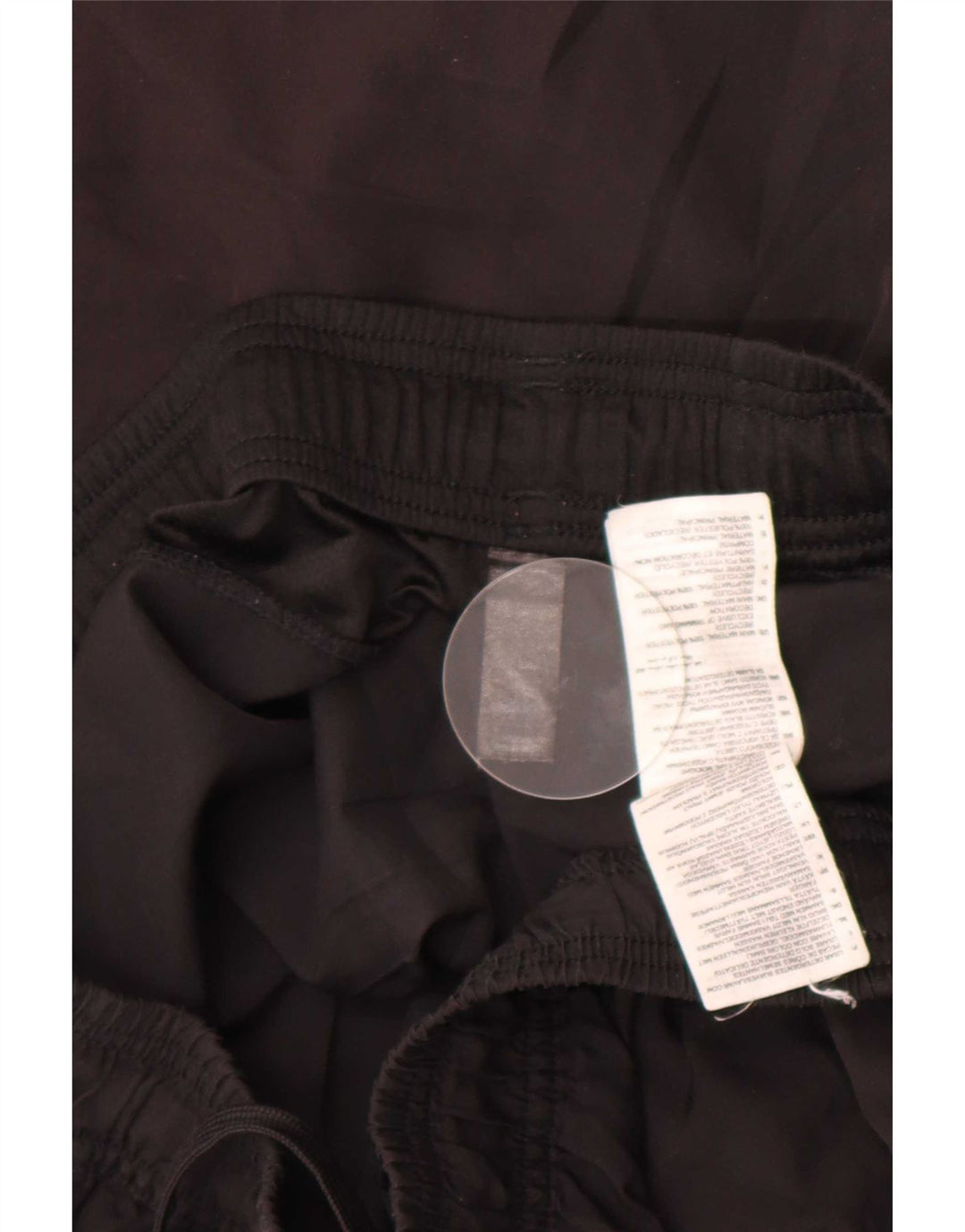 Pantaloncini sportivi da uomo Adidas grandi in poliestere nero