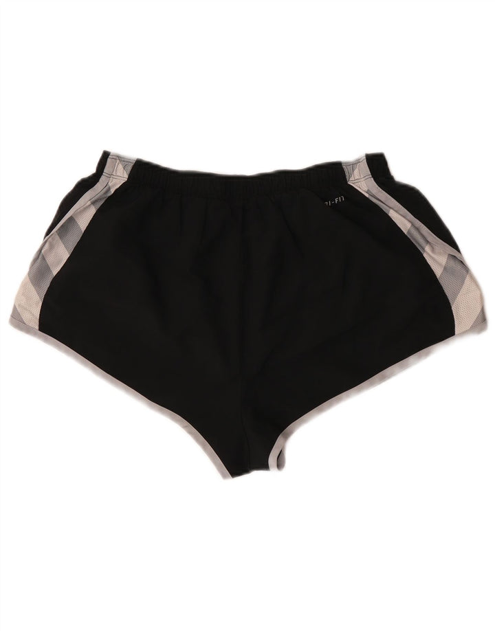Pantaloncini sportivi Nike da donna medi W28 L12 poliestere color block nero