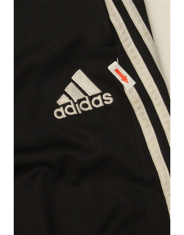 Pantaloni da tuta Adidas Climalite da uomo grandi in poliestere nero