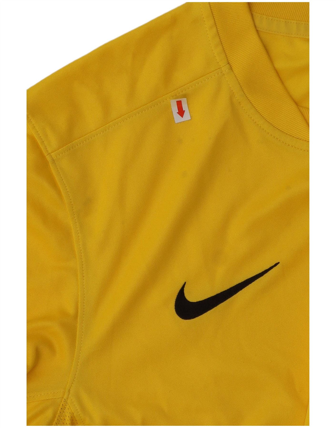 T-shirt da uomo Nike Dri Fit Top in poliestere giallo medio