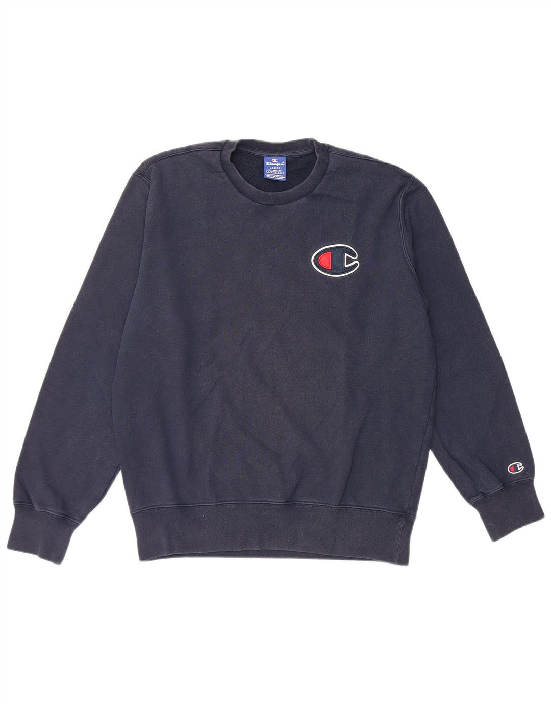 Felpa da uomo Champion Maglione grande blu navy