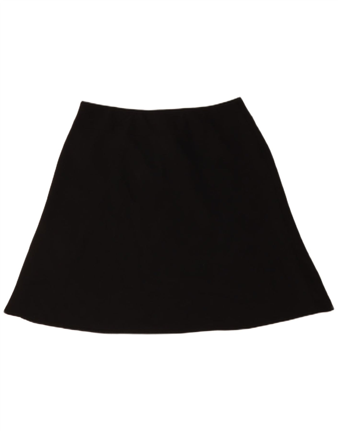 Gonna a trapezio da donna Marks & Spencer UK 18 XL W38 poliestere nero