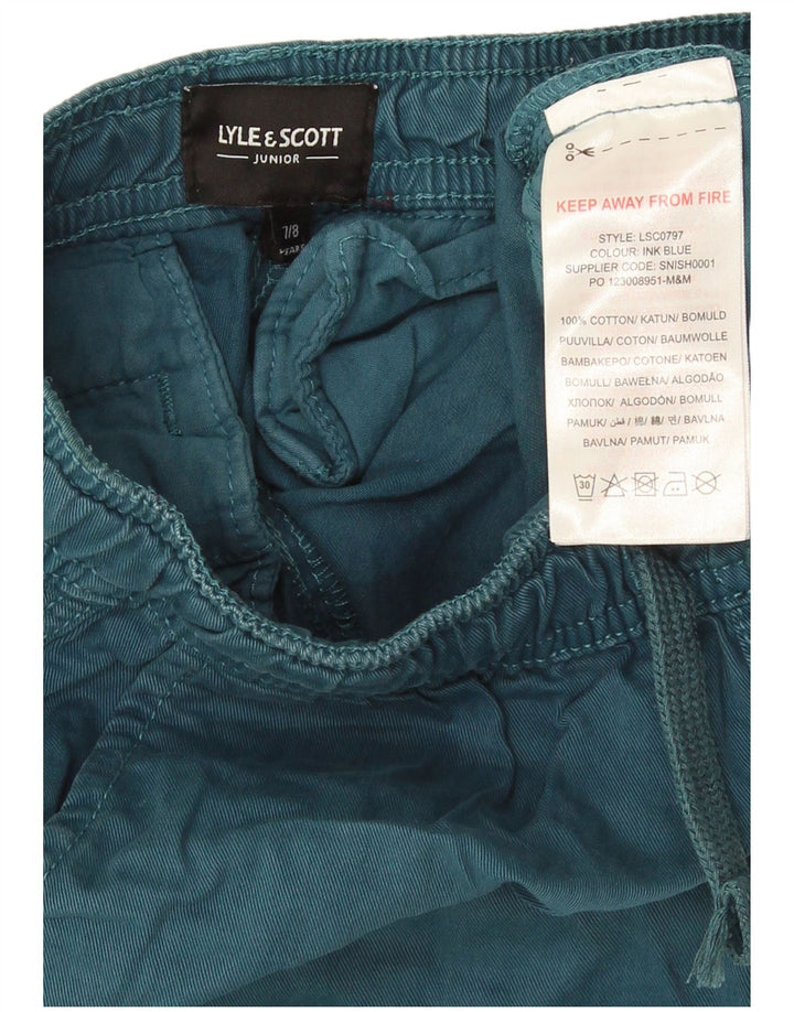 Pantaloncini sportivi Lyle & Scott da bambino 7-8 anni in cotone blu