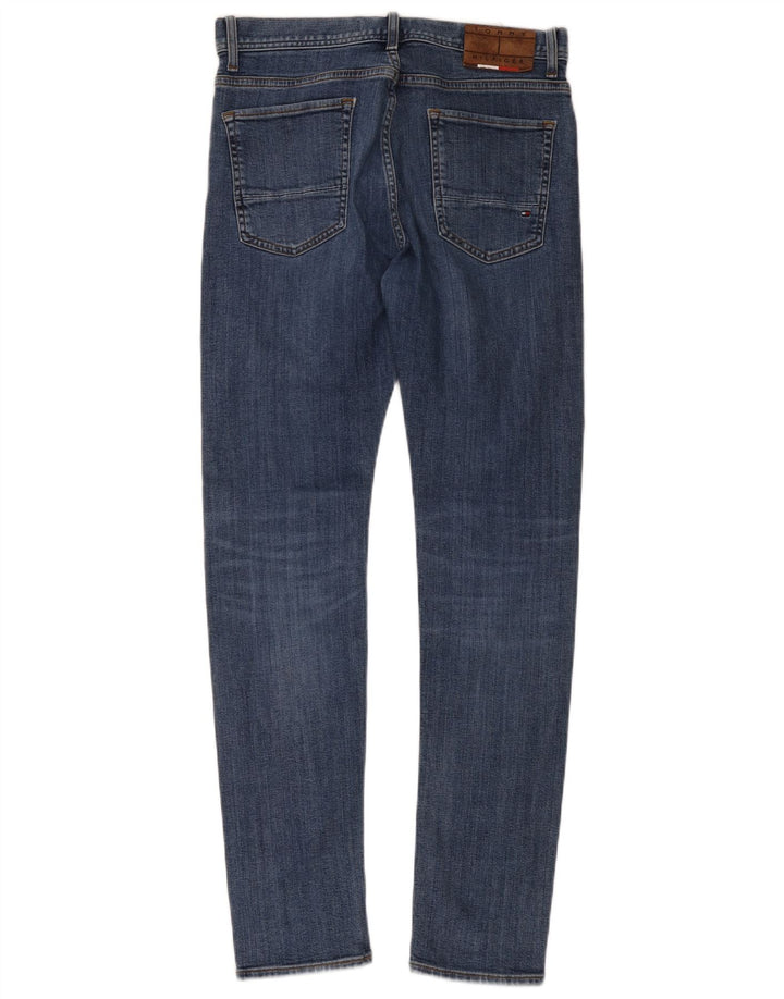Tommy Hilfiger Uomo Bleecker Slim Jeans W32 L32 Cotone Blu