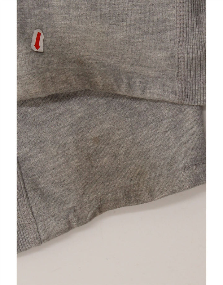 Pantaloni da tuta con grafica da uomo SUPERDRY in cotone grigio medio