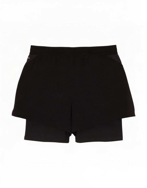 Pantaloncini sportivi da uomo Puma Small neri in poliestere color block