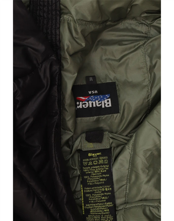 Giacca imbottita da uomo Blauer UK 38 poliestere nero medio