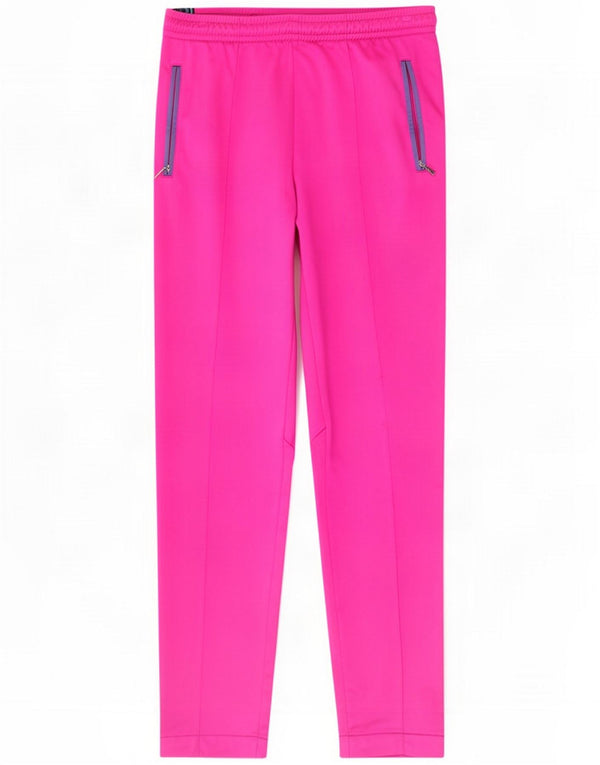 Pantaloni da tuta con grafica Asics da donna UK 14 Medium Pink Colourblock