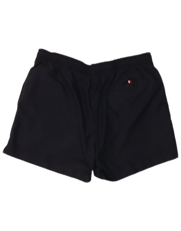Pantaloncini da bagno grafici da uomo Tommy Hilfiger XL blu navy