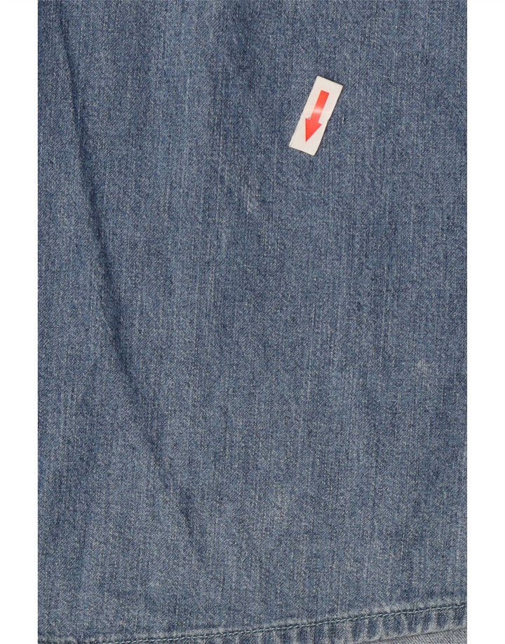 Camicia di jeans da uomo Marlboro Classics 2XL cotone blu