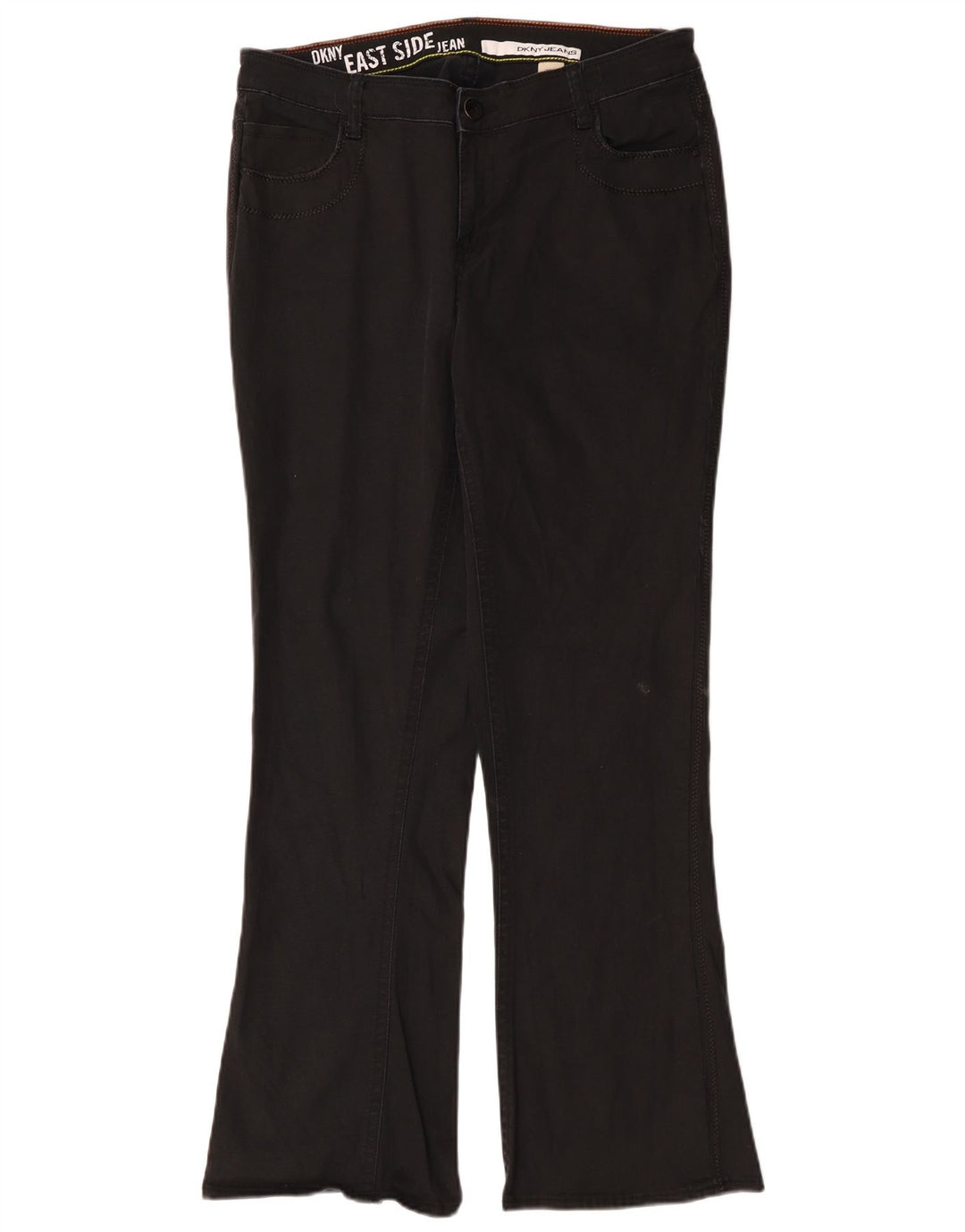 Jeans Bootcut da donna Dkny US 16 2XL W32 L31 Cotone nero