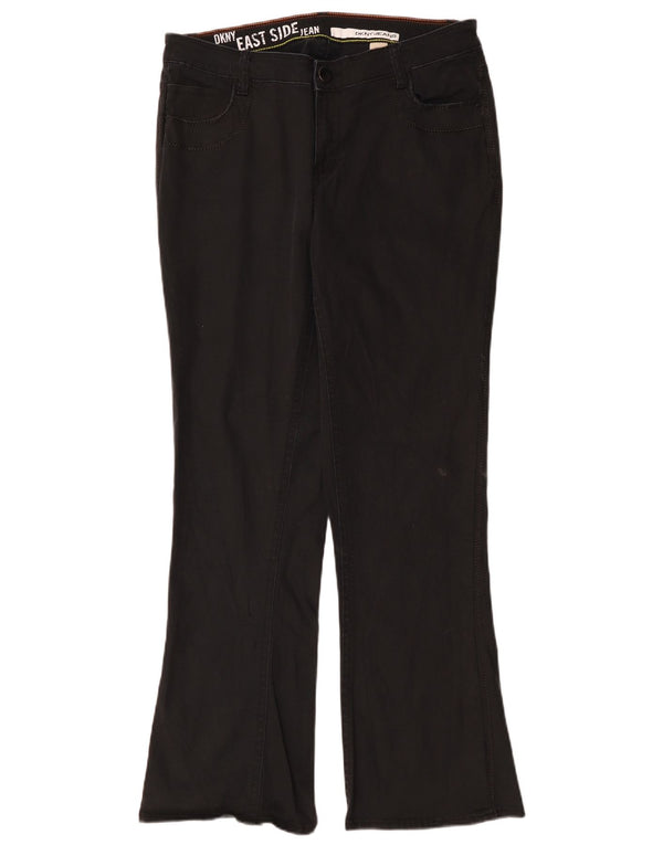 Jeans Bootcut da donna Dkny US 16 2XL W32 L31 Cotone nero