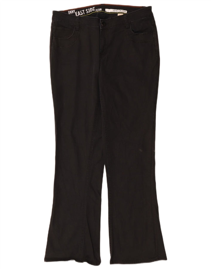 Jeans Bootcut da donna Dkny US 16 2XL W32 L31 Cotone nero