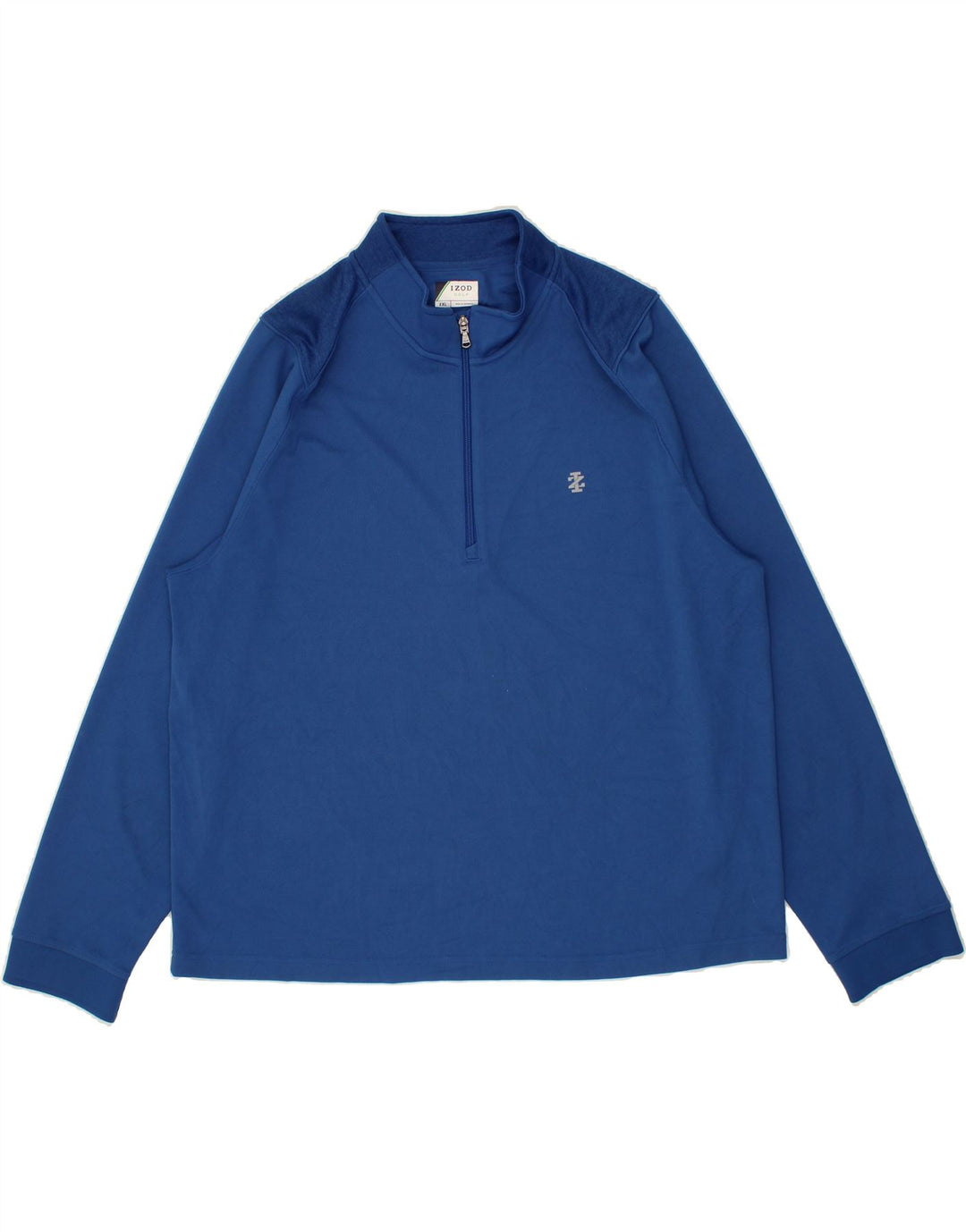 IZOD Mens Zip Neck Pullover Tracksuit Top 2XL Blue Vintage Izod and Second-Hand Izod from Messina Hembry 
