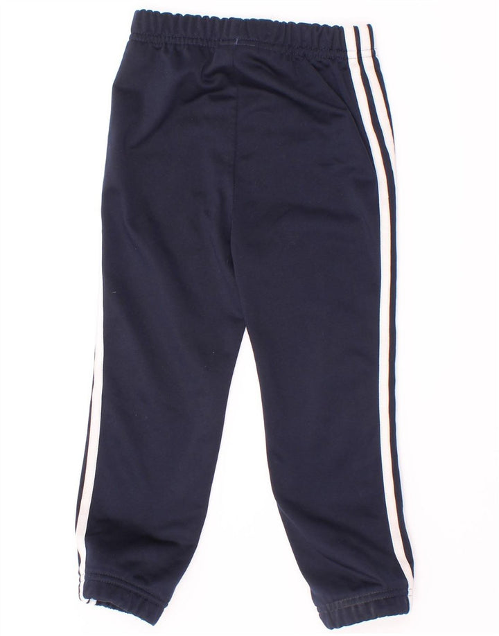 Pantaloni da tuta da ragazzo Adidas Joggers 2-3 anni in poliestere blu navy