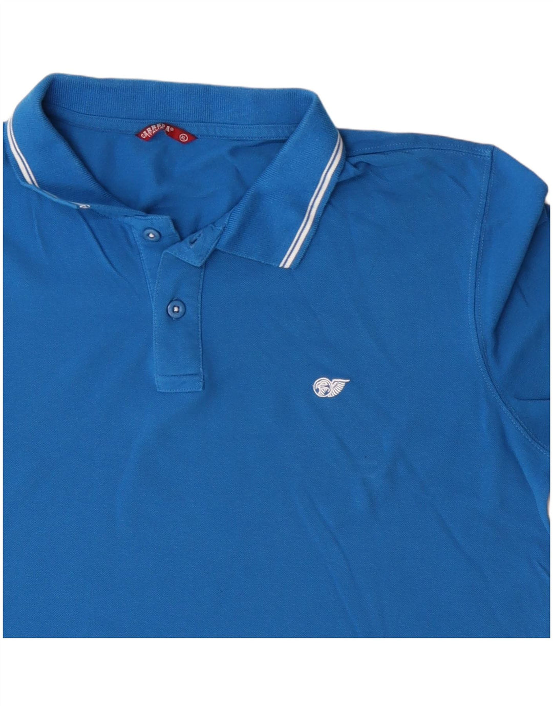 Polo Carrera da uomo XL in cotone blu