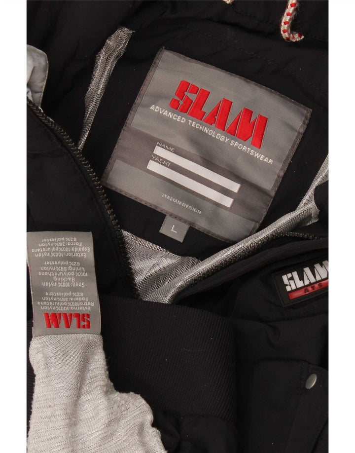 Slam Bomber da uomo UK 40 Large Nero Nylon
