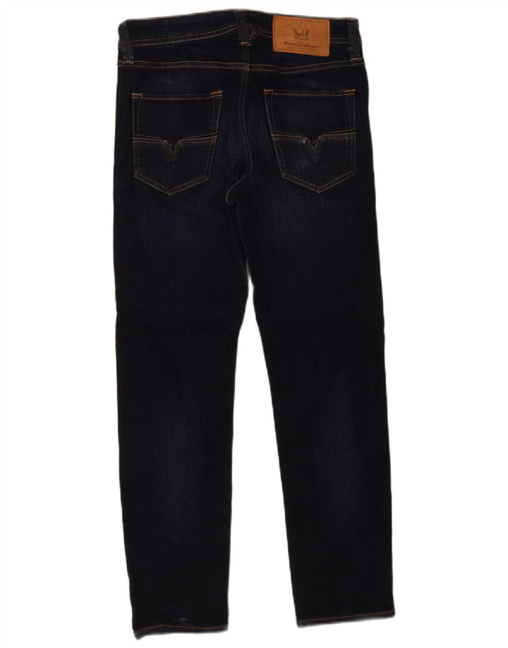 Jeans dritti da donna Diesel W28 L28 Blu navy