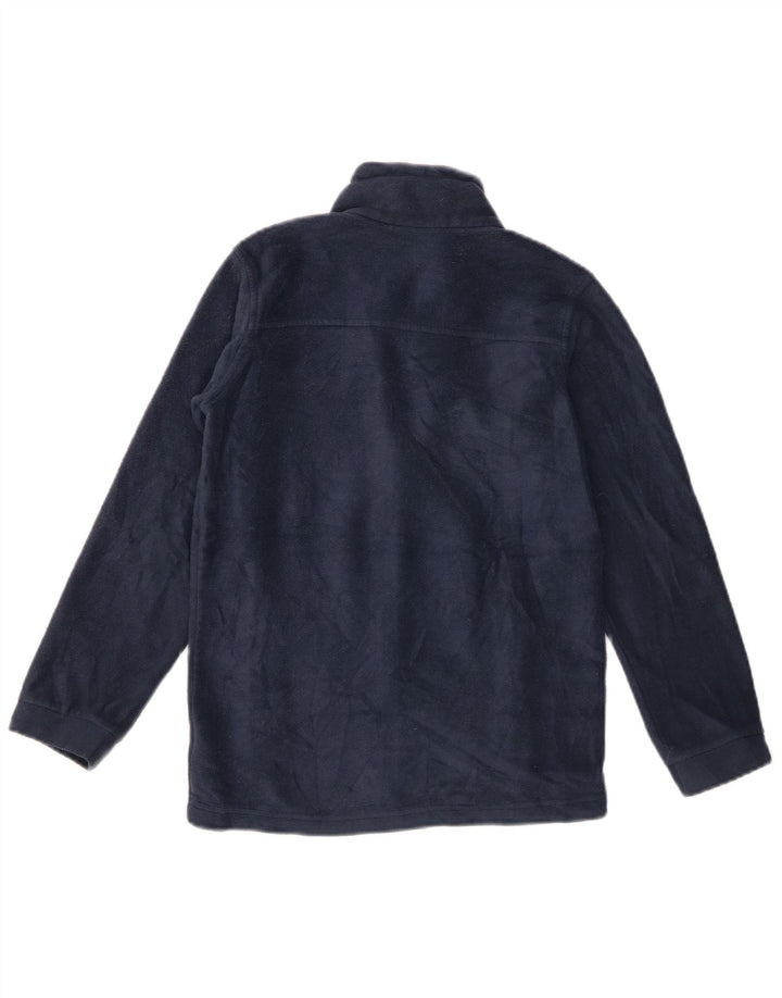 Giacca in pile Columbia per ragazze 10-11 anni media blu navy in poliestere