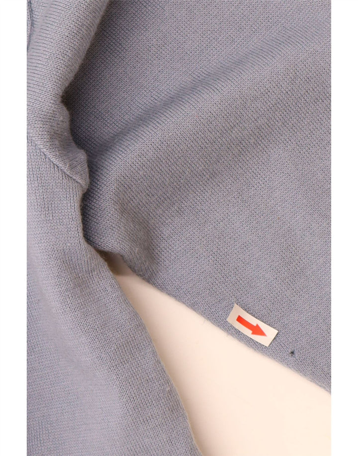 Maglione Gabicci da uomo con scollo a V in lana a righe blu medio