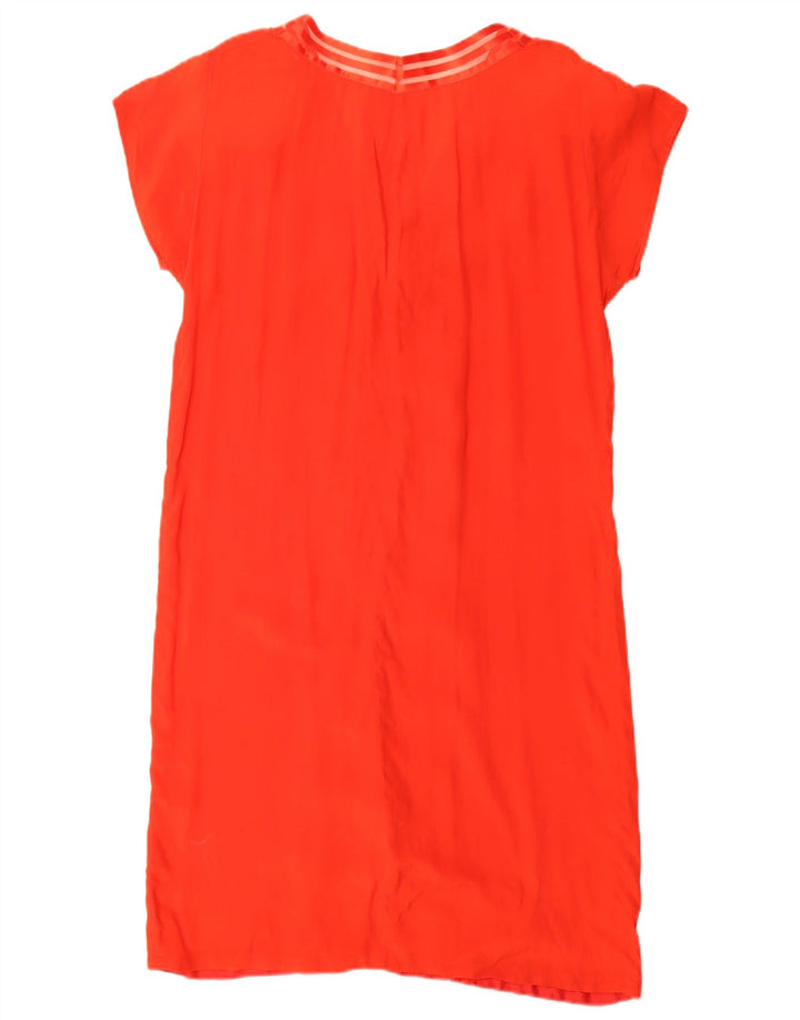 Abito a trapezio vintage da donna UK 14 rosso medio