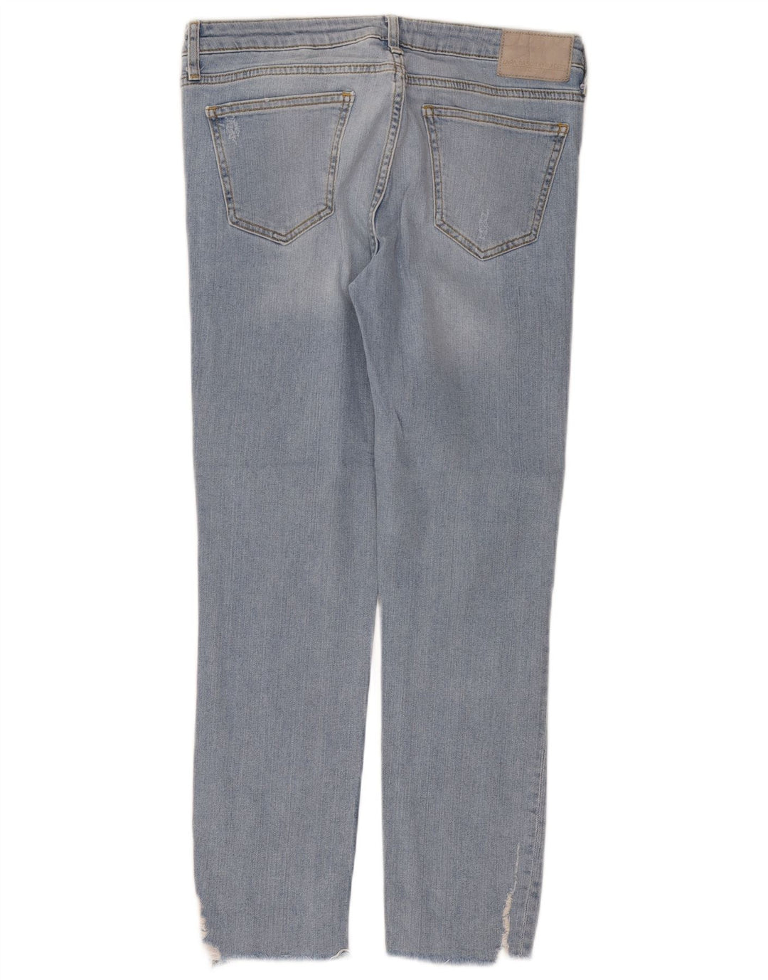 Jeans slim invecchiati da donna Zara EU 38 piccoli W28 L26 blu
