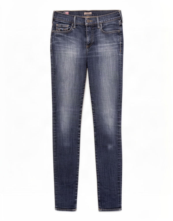 Jeans super skinny Halle da donna a vita media True Religion W26 L30 cotone blu