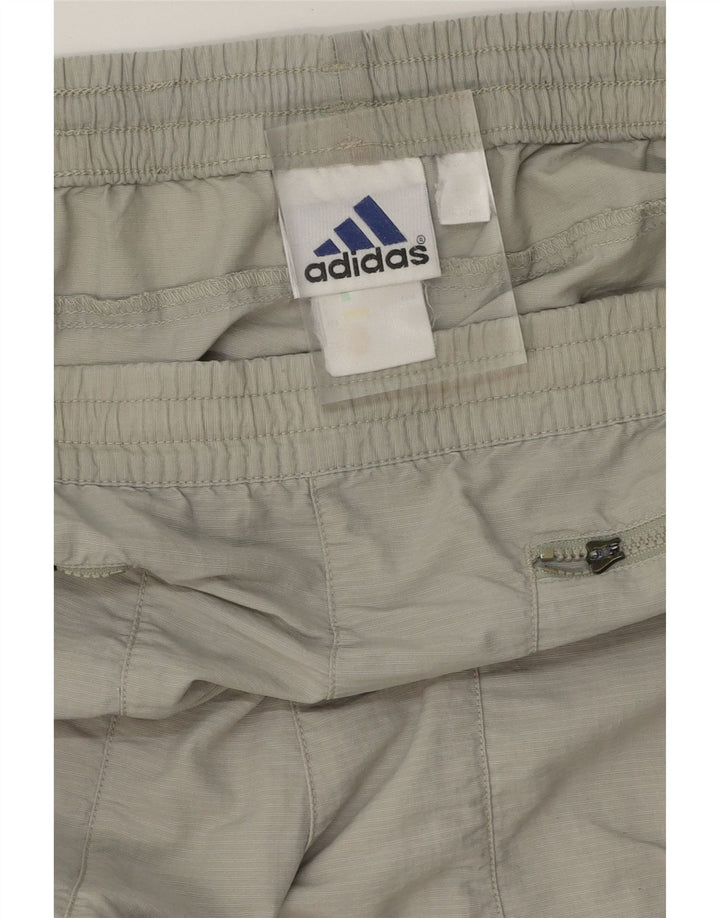 ADIDAS Mens Bermuda Sport Shorts XL Beige Polyester Vintage Adidas and Second-Hand Adidas from Messina Hembry 