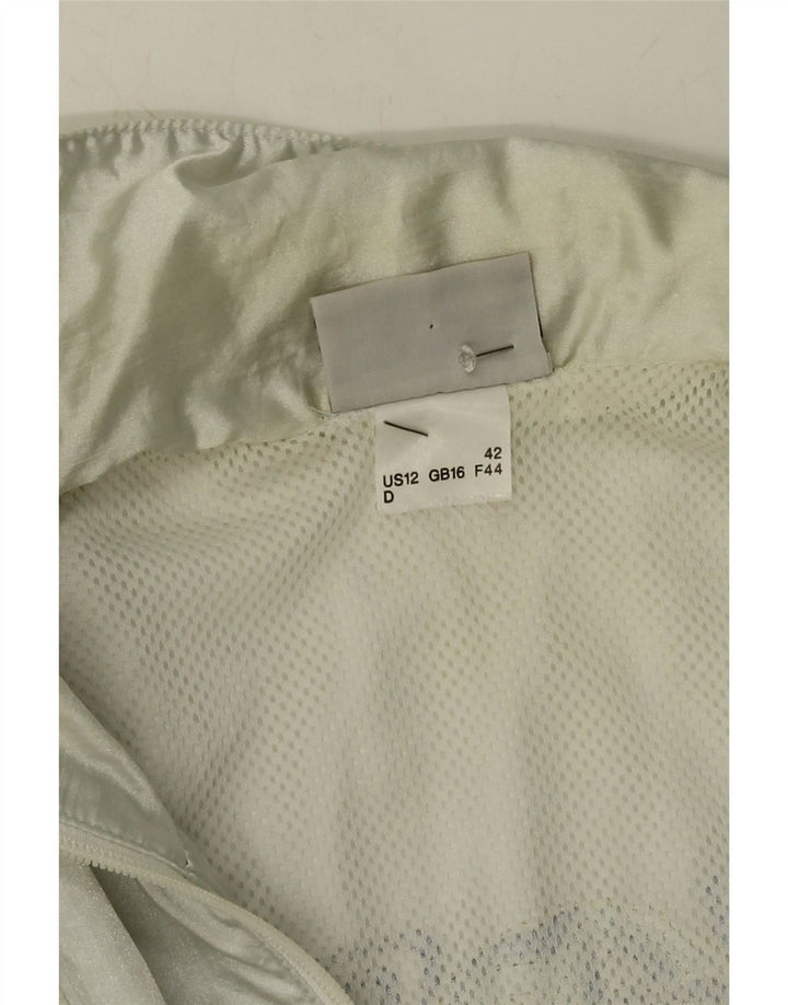 MASER M Womens Oversized Tracksuit Top Jacket UK 16 Large Off White Vintage Maser M and Second-Hand Maser M from Messina Hembry 