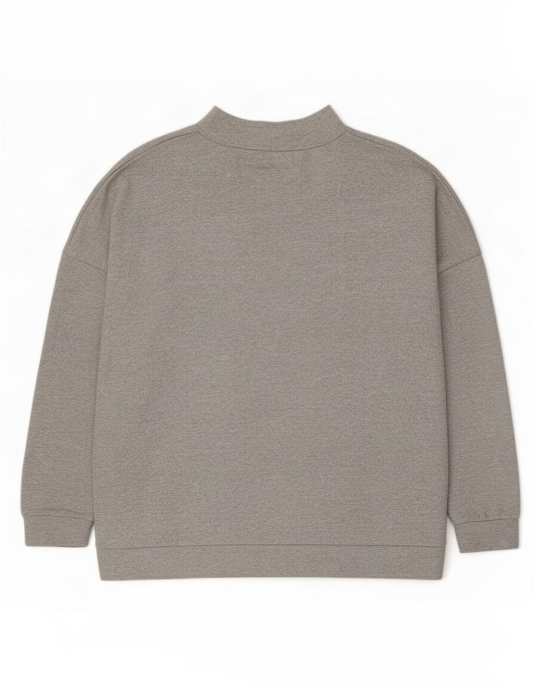 Maglione maglione a collo alto da donna Marks & Spencer UK 24 4XL Poliestere grigio