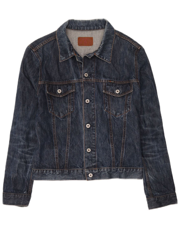 Giacca in denim da donna Energie UK 16 grande cotone blu