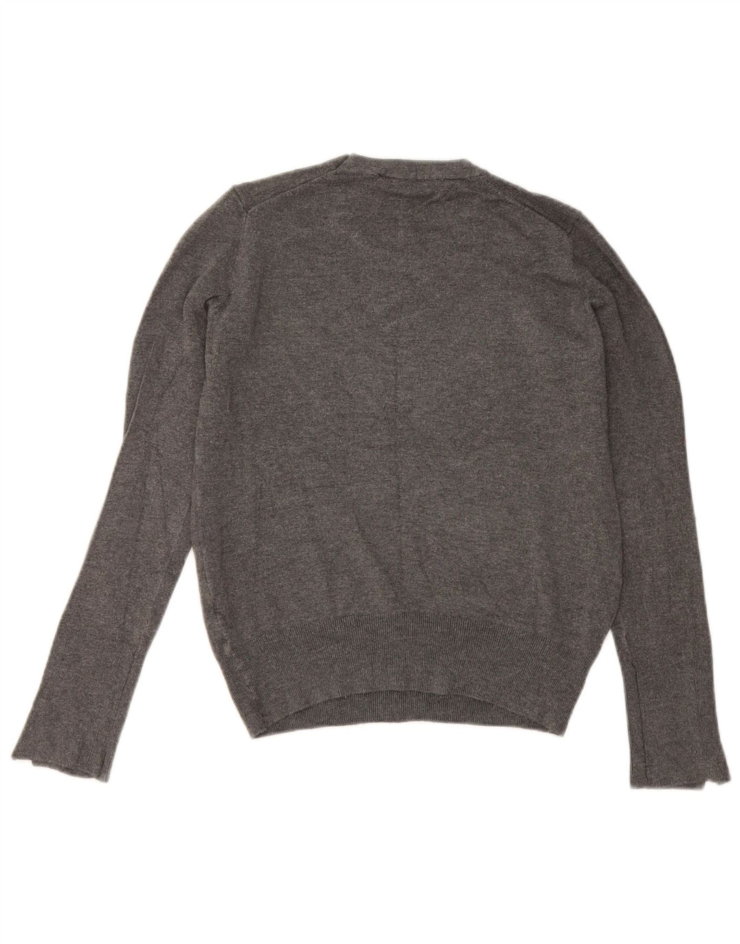 Maglione maglione girocollo da donna Zara UK 12 Grigio medio