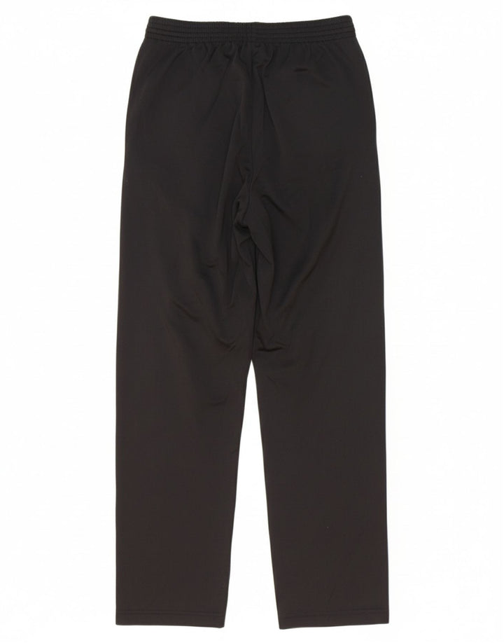 CHAMPION Mens Graphic Tracksuit Trousers Small Black Polyester