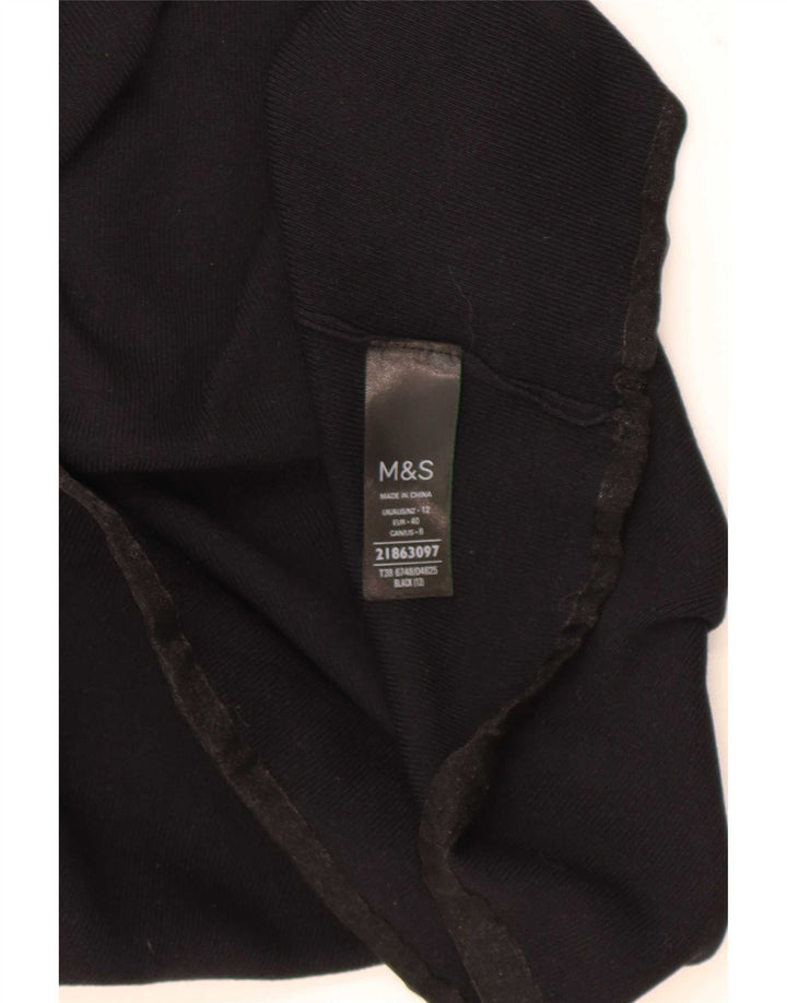 Canotta da donna Marks & Spencer UK 12 viscosa nera media