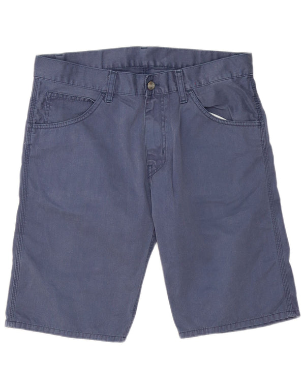 Pantaloncini casual da uomo Carhartt W32 cotone blu navy medio