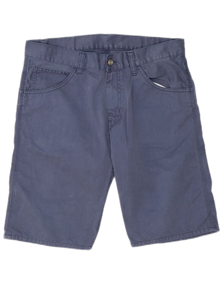 Pantaloncini casual da uomo Carhartt W32 cotone blu navy medio