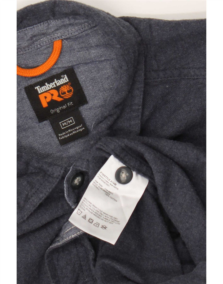 Camicia Timberland da uomo dalla vestibilità originale, cotone medio blu navy