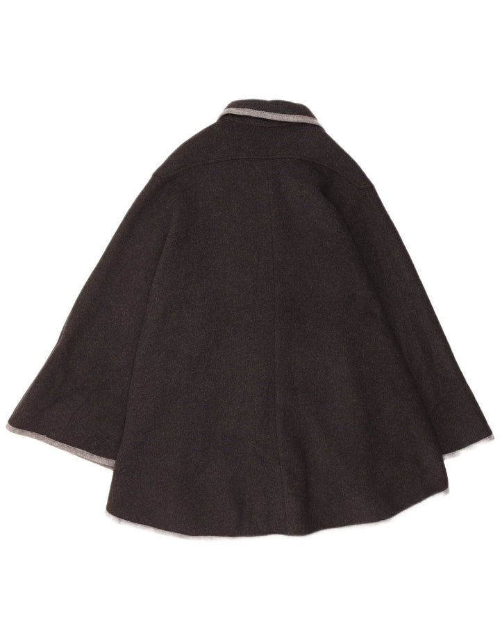 Cappotto a mantella da donna Steinbock taglia unica in lana vergine nera