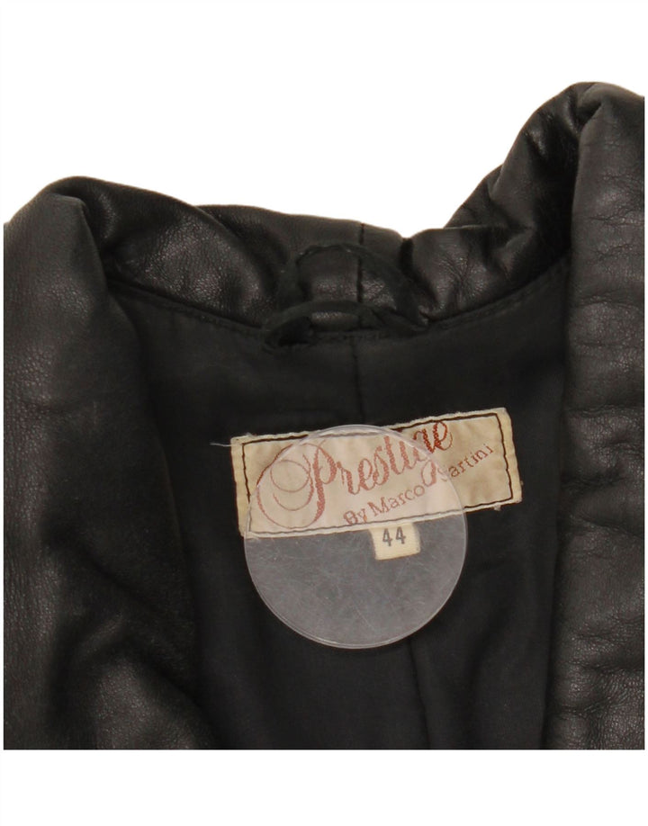 Giacca in Pelle Donna PRESTIGE IT 44 Media Nera