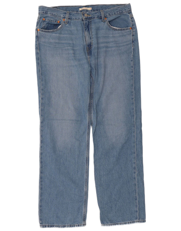 Jeans dritti Low Pro da donna Levi's W32 L31 cotone blu