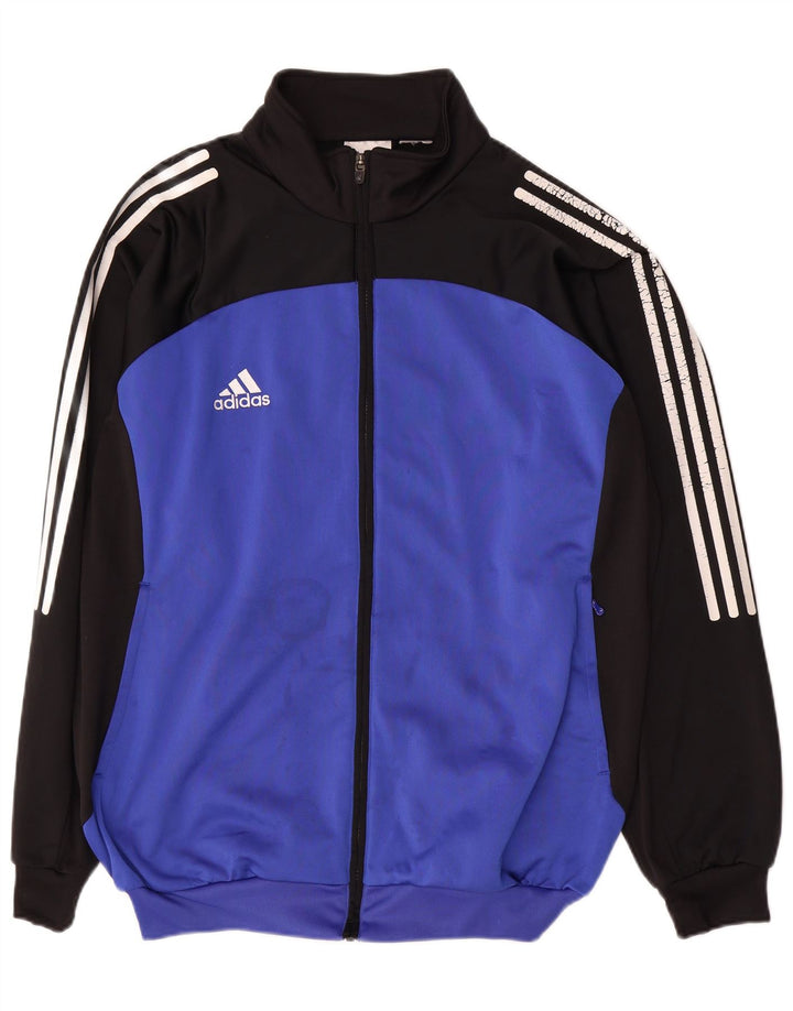 Giacca da tuta da uomo Adidas XL Blue Colourblock